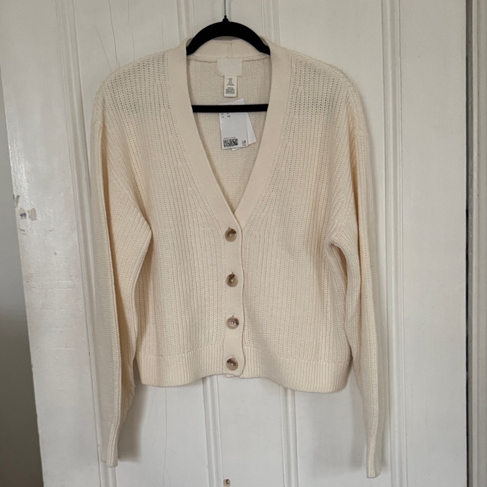 NWT HM Rib-Knit Cardigan
